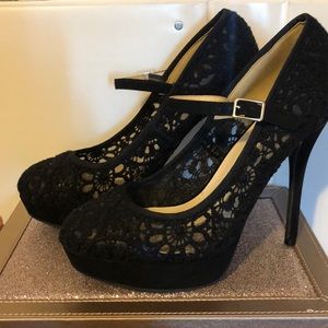 Black Laced Heels